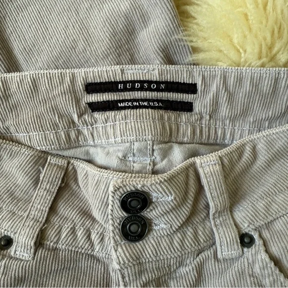 Vintage Hudson Jeans Heather Khaki Corduroy Pants - Picture 2 of 6
